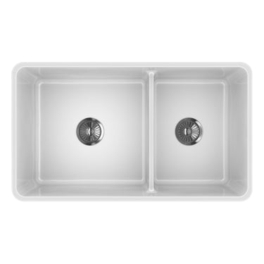 Latoscana LTD3319W Farmhouse Kitchen Sink in FIRECLAY Finish Kitchen Sink Latoscana